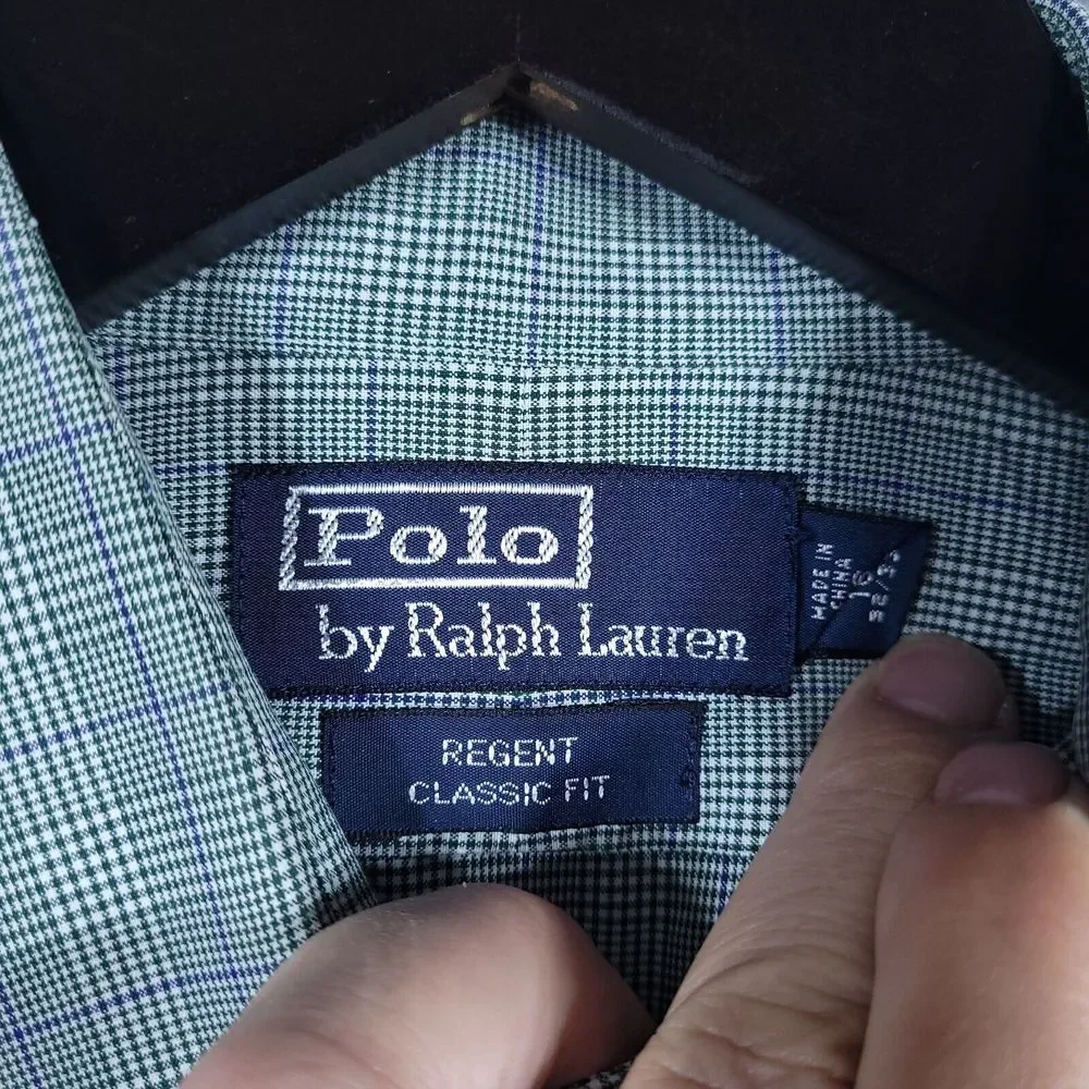 Polo Ralph Lauren Mens 16 32/33 Regent Classic Fit Long Sleeve Button Down Shirt
